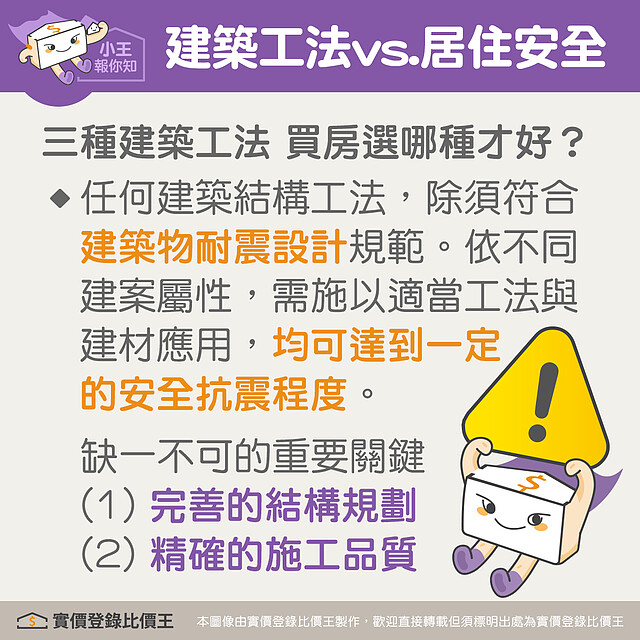 哪種建築工法比較安全?實價登錄比價王